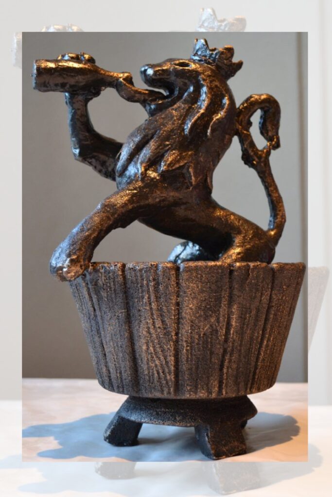 waskuup cv dólde waskupen beeld sculptuur Bokaal en standbeeld